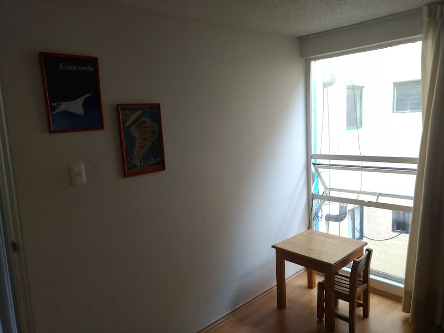 Área libre de la habitación