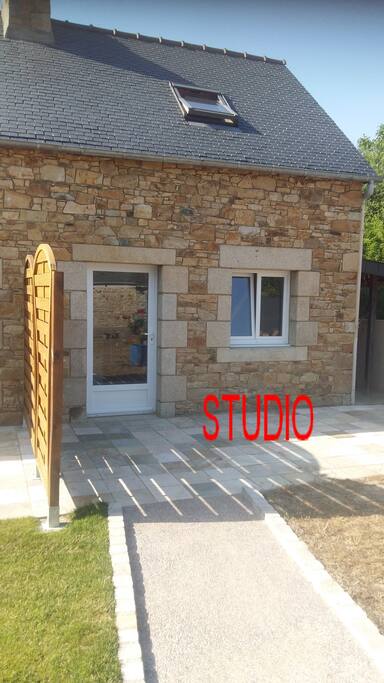 Entrée du studio