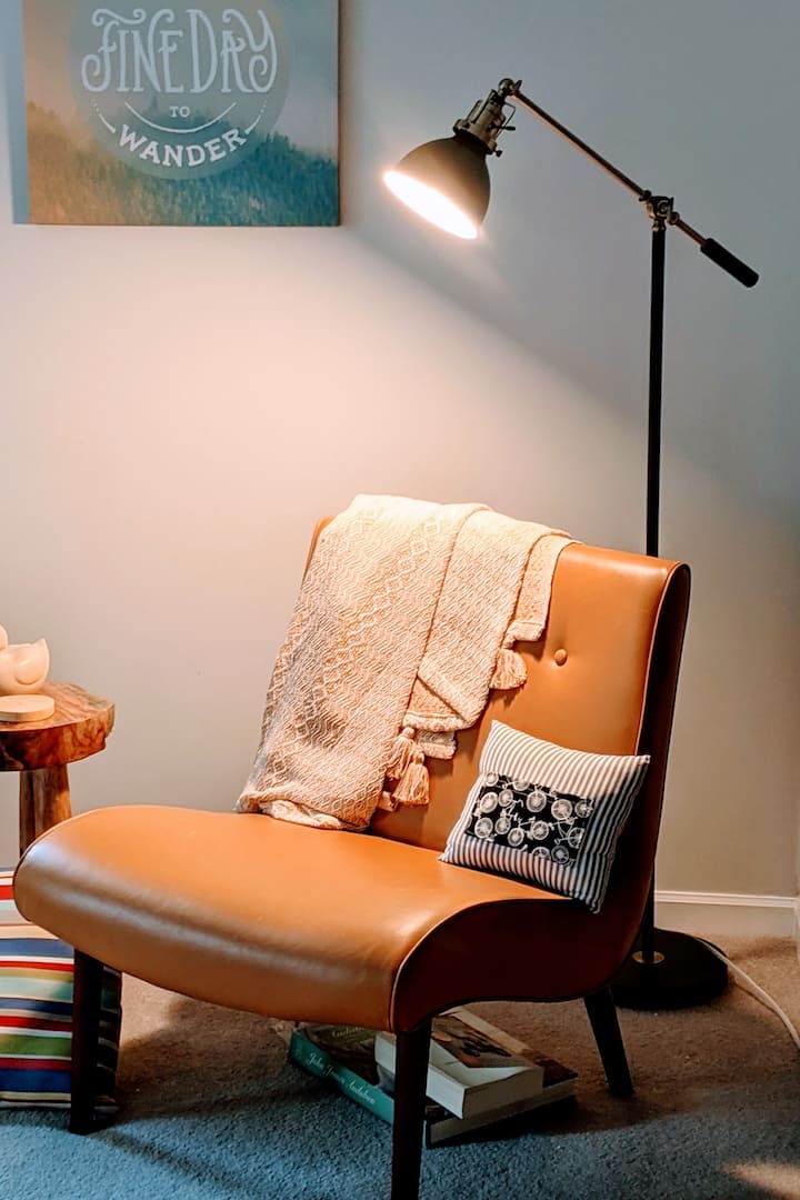 Reading nook and comfy chair