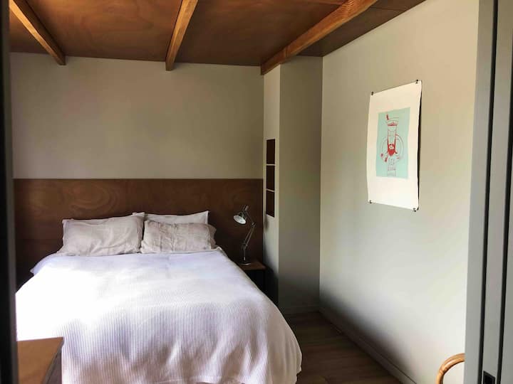 Guest house | Double bed in stand alone guest house, off pool courtyard. 