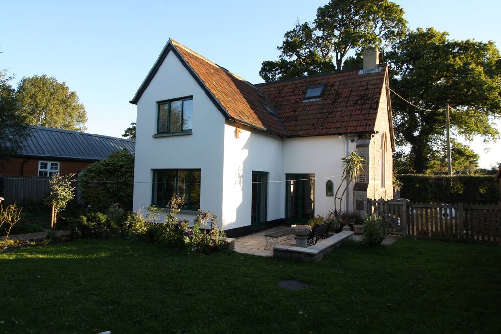 The house from the back garden.