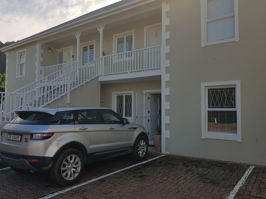 Parking directly outside