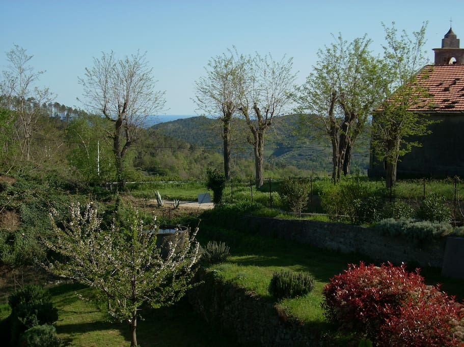 La vista dal terrazzo
