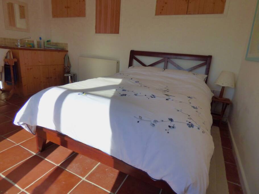 A very comfortable bed for a goodnight sleep!