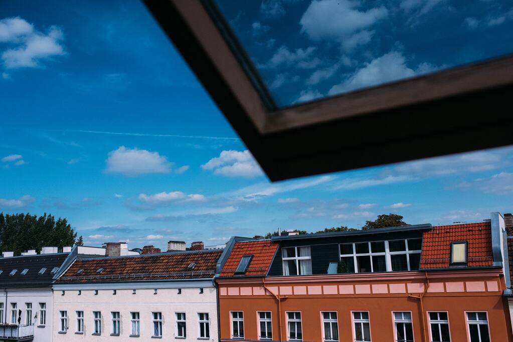 View from big sleeping room
