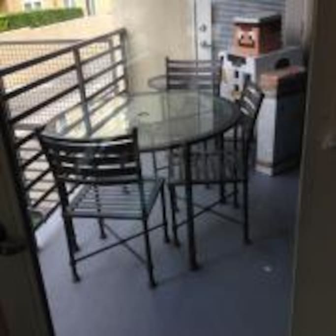 Patio off of living room