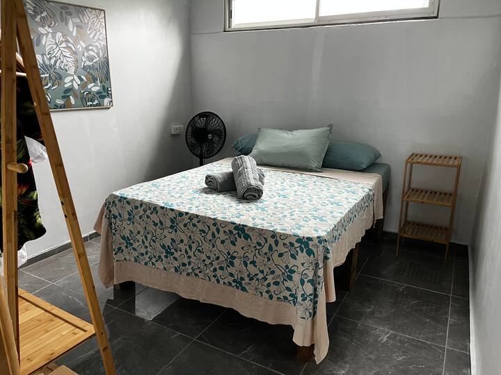 Master bedroom 1 double bed (160x180) with private bathrooms 