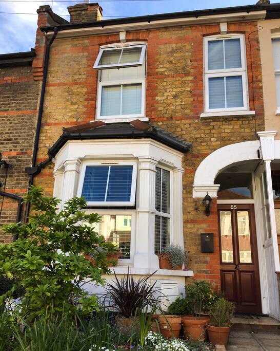 The front of the house