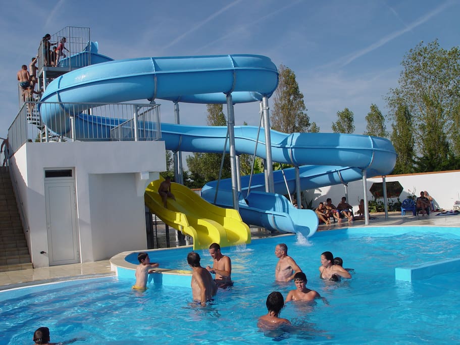 toboggan aquatique de 55 m