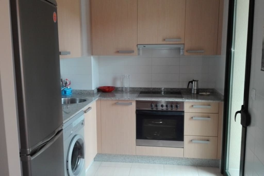 Cocina con terraza