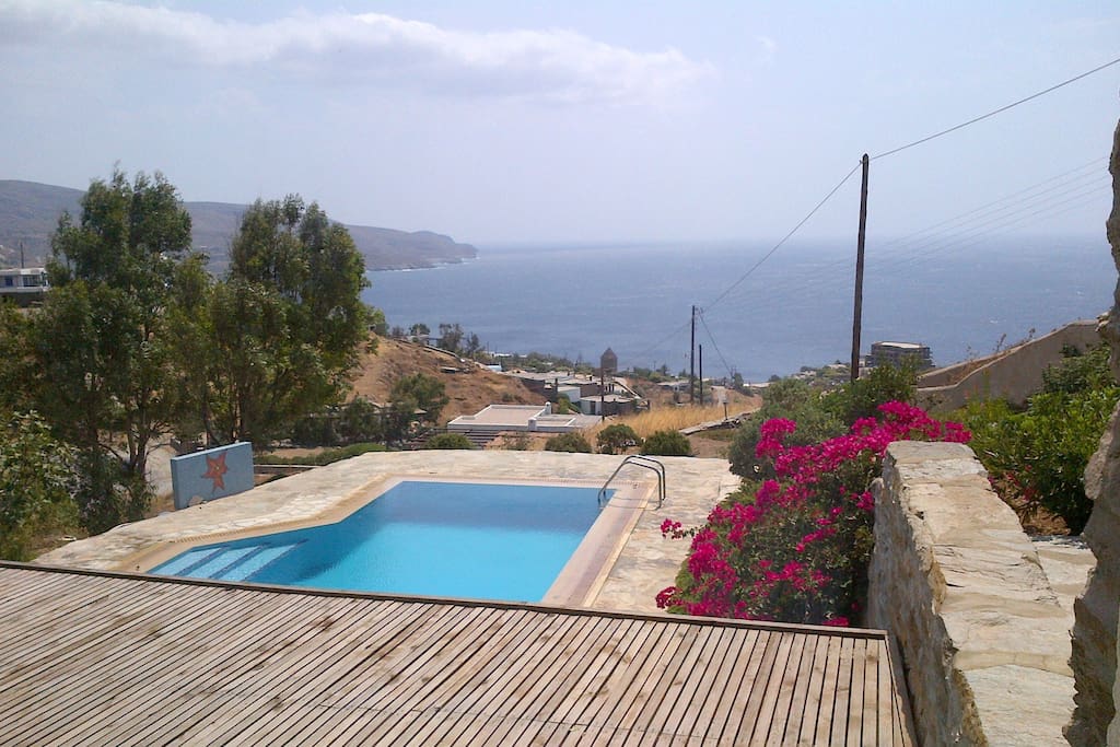 Private swimming pool - morning view