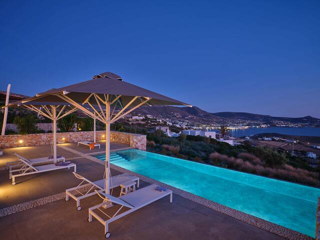 Luxurious Boho Villa with Pool, Sea View & Sunsets gallery image 3