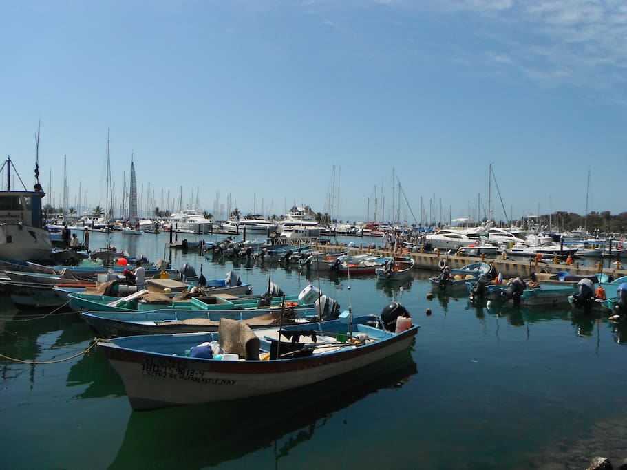 Marina one block away