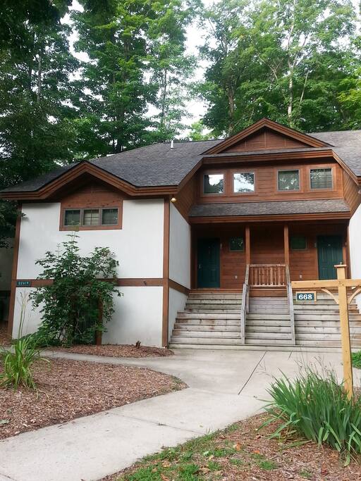 Front view in summer