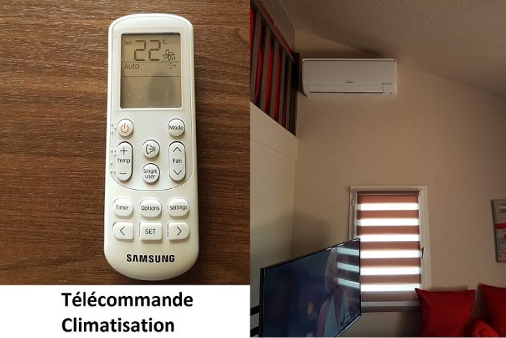 Télécommande climatisation
