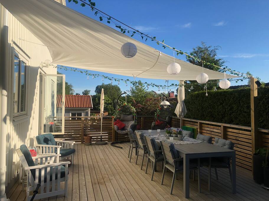 Outside seating area