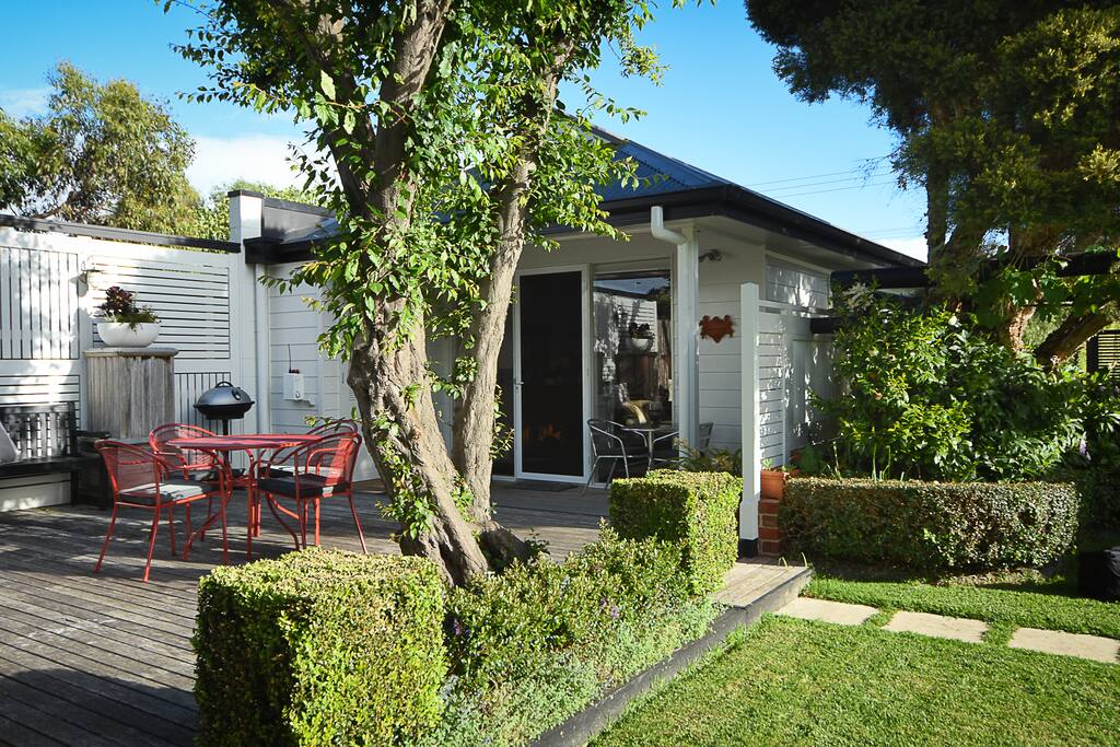 Large private and secure deck, with BBQ facilities