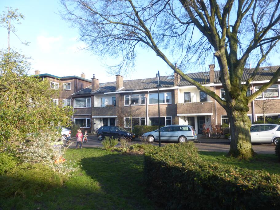 Front sight of the house.