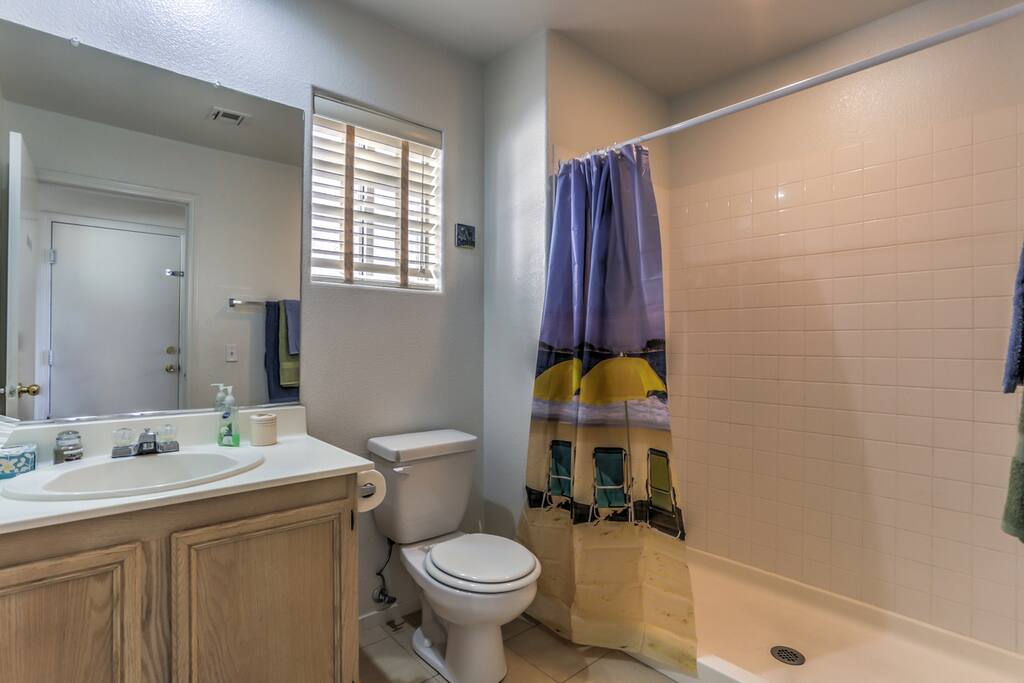 Bathroom downstairs.