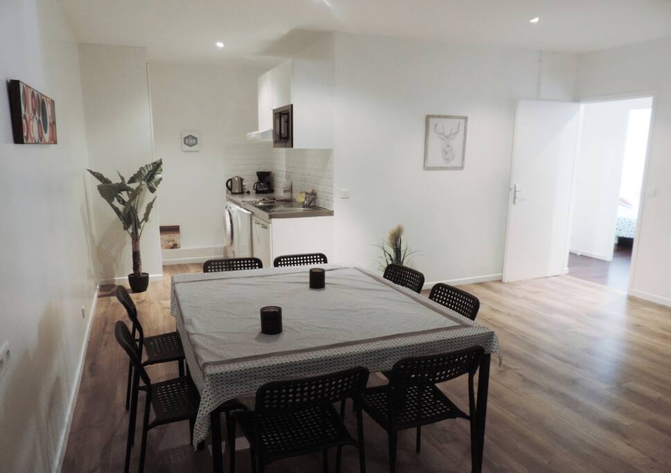 dinning room +kitchen