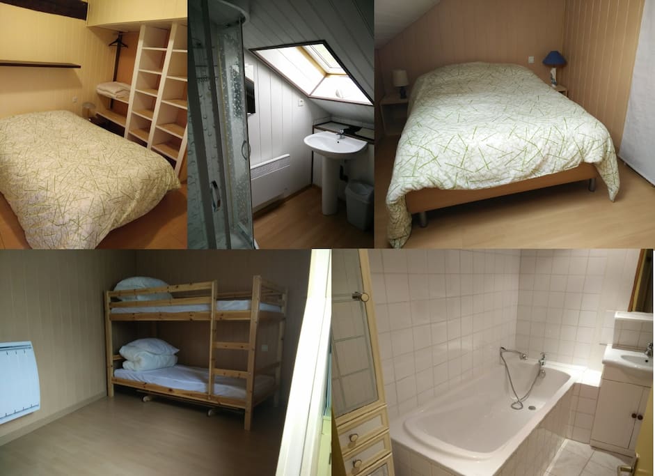 Chambre et Salle de bains