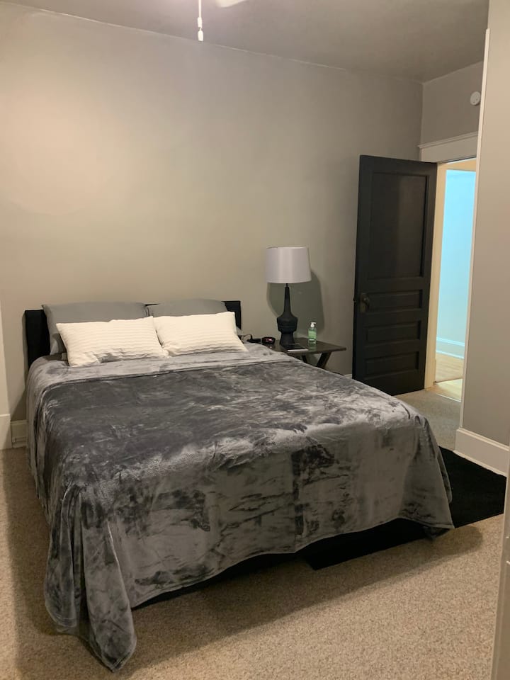 Bedroom Two; Queen Size Memory Foam mattress 
