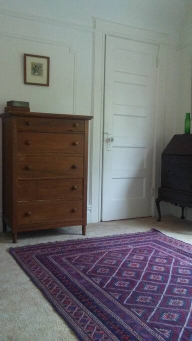 Large closet and dresser for your use