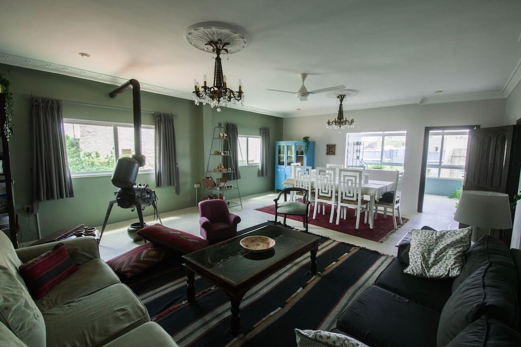 The Living room.