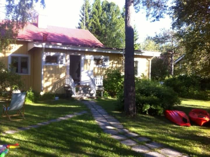 Nice cottage (entire house) by the river near city