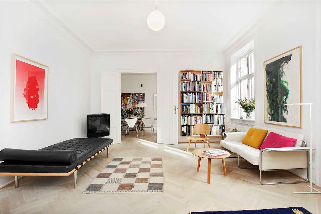 Our spacious bright living room.