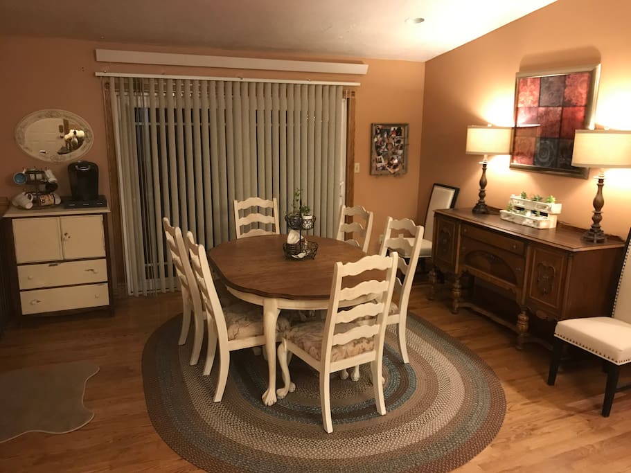 Dining Room - Extra Leaf for Table Available.