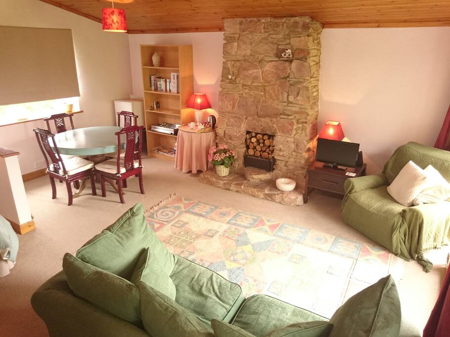Dining and sitting areas