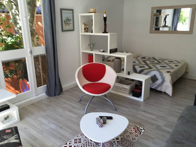 Joli Studio rénové & idéalement situé, prox. plage