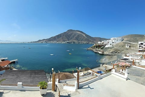 Beautiful and cozy beach house El Inca-Tortugas