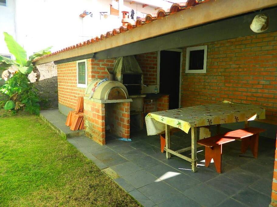 Área de churrasco