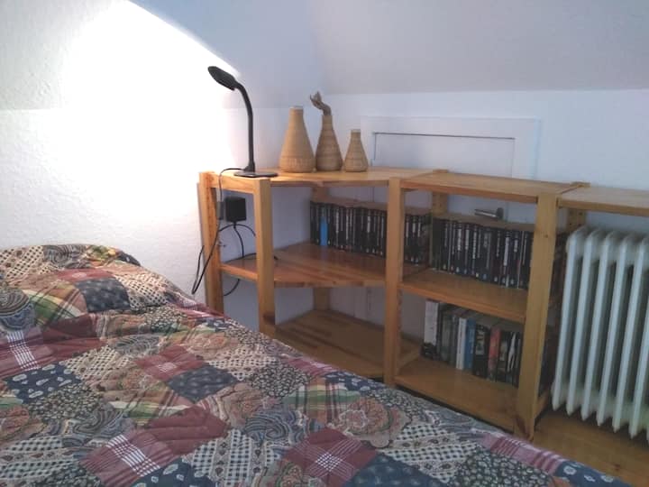 Bedroom 1 upstairs 
double bed