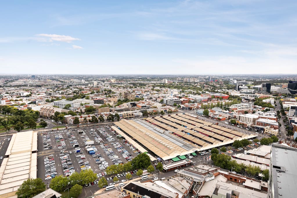Great view toward Victoria market