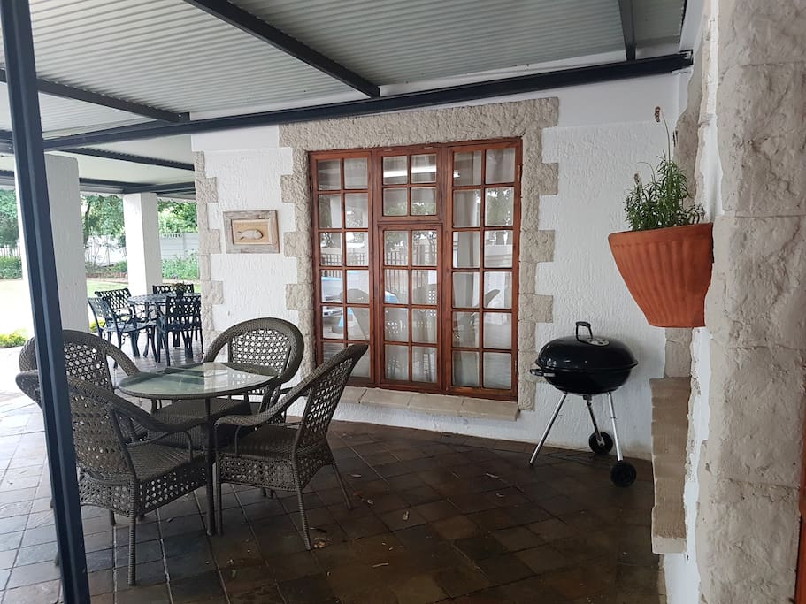 Veranda and barbeque
