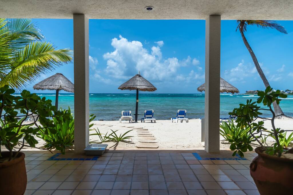 Beachfront Palapas