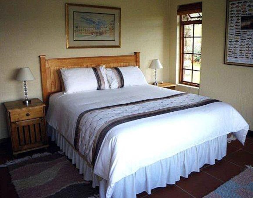 one of 2 bedrooms on ground floor each with en-suite bathroom