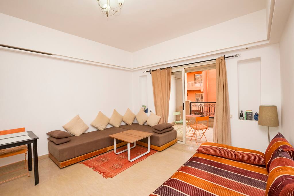 Living room with terrace