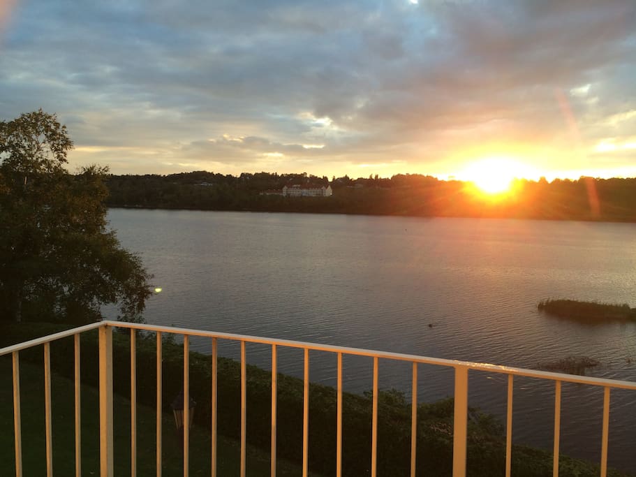 View from back deck