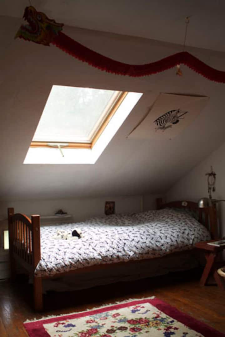 Spálňa na poschodí