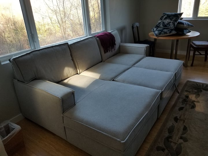 Sleeper sofa, activate!