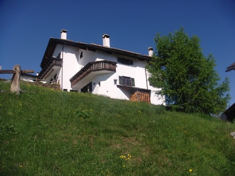 House with a mountain-view, Stierva