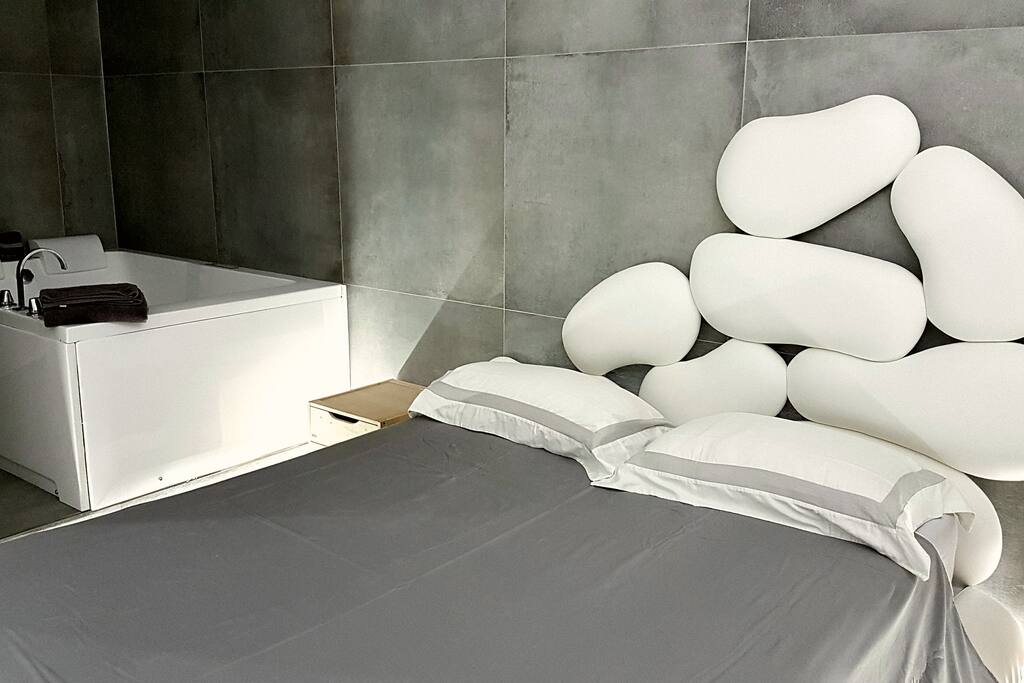 letto e vasca