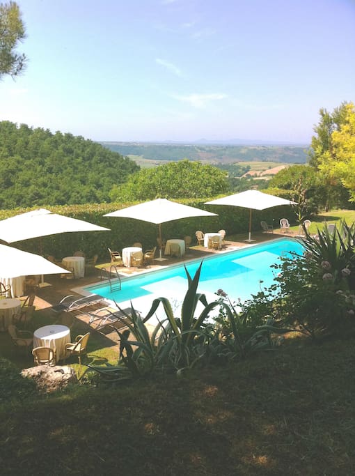 The large pool (15m x 6m)