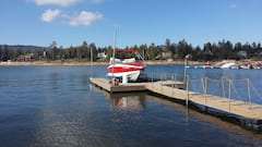 Lakefront+Mid-Century+A-Frame+Cabin