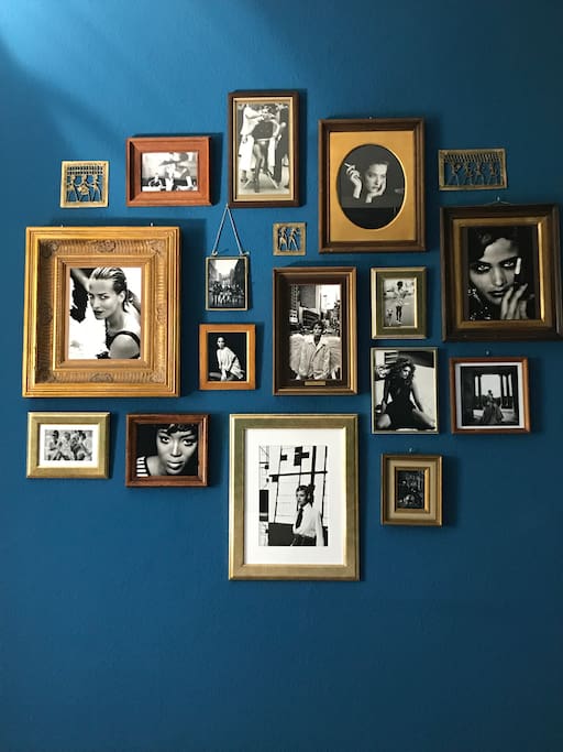 Bedroom wall by Peter Lindbergh