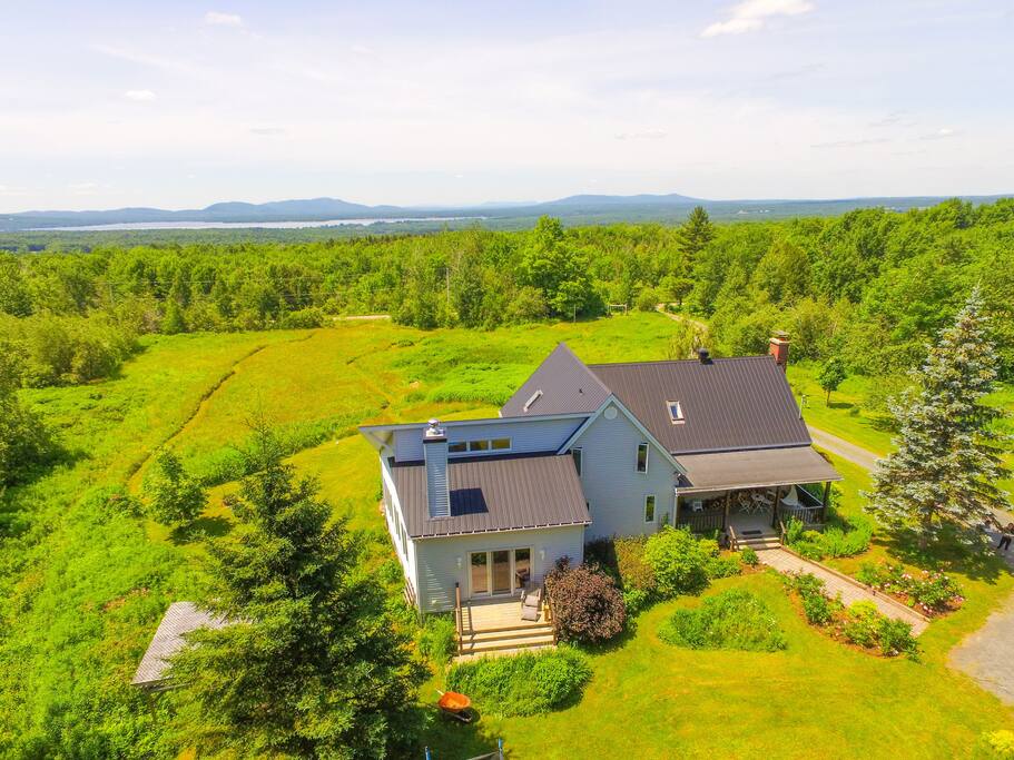 Vue sur l'ouest et le Lac Brome